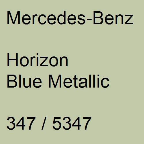 Mercedes-Benz, Horizon Blue Metallic, 347 / 5347.